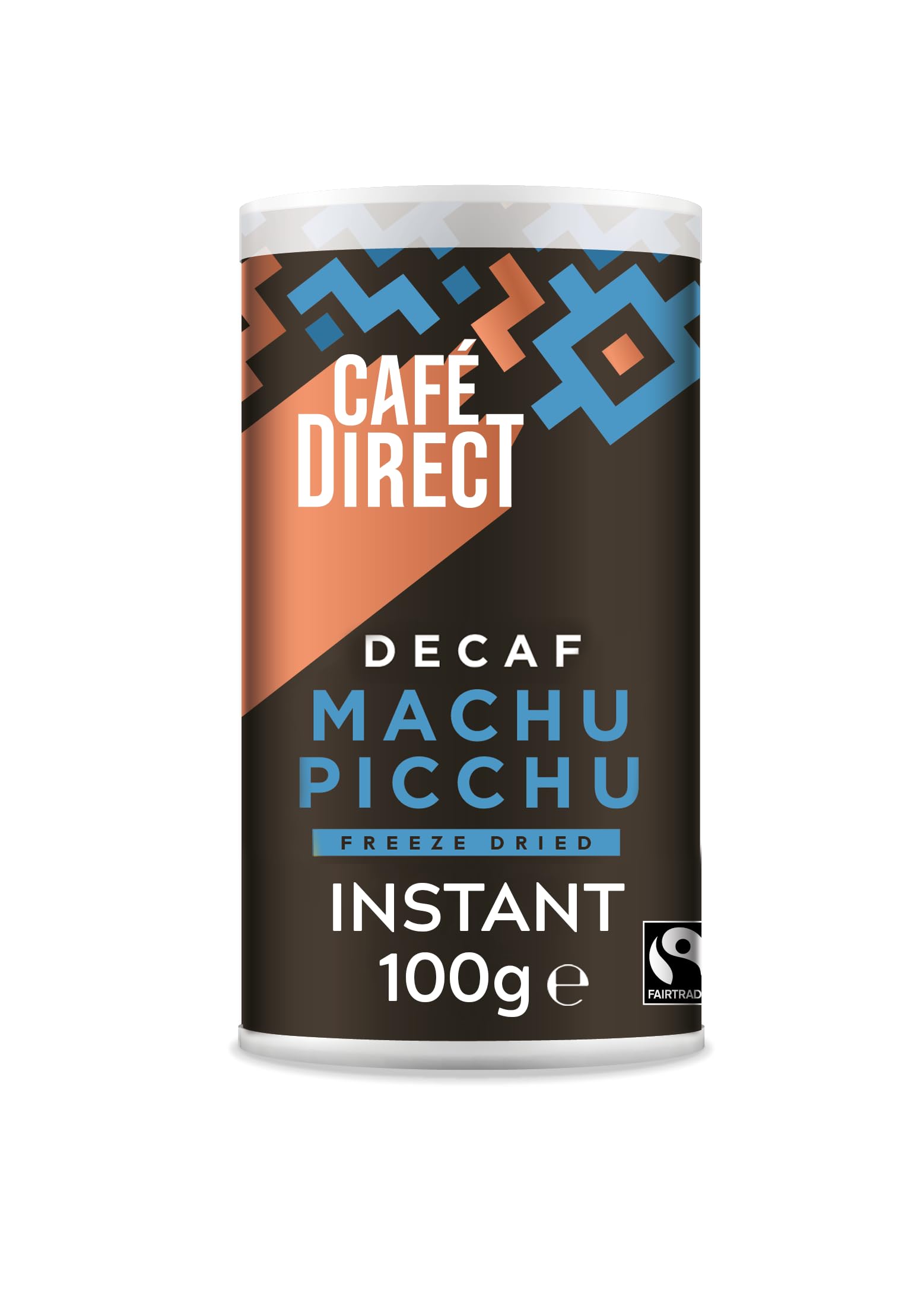 Café Direct Fairtrade Organic Freeze Dried Instant Decaf Coffee - Machu Picchu Single Origin, 100g