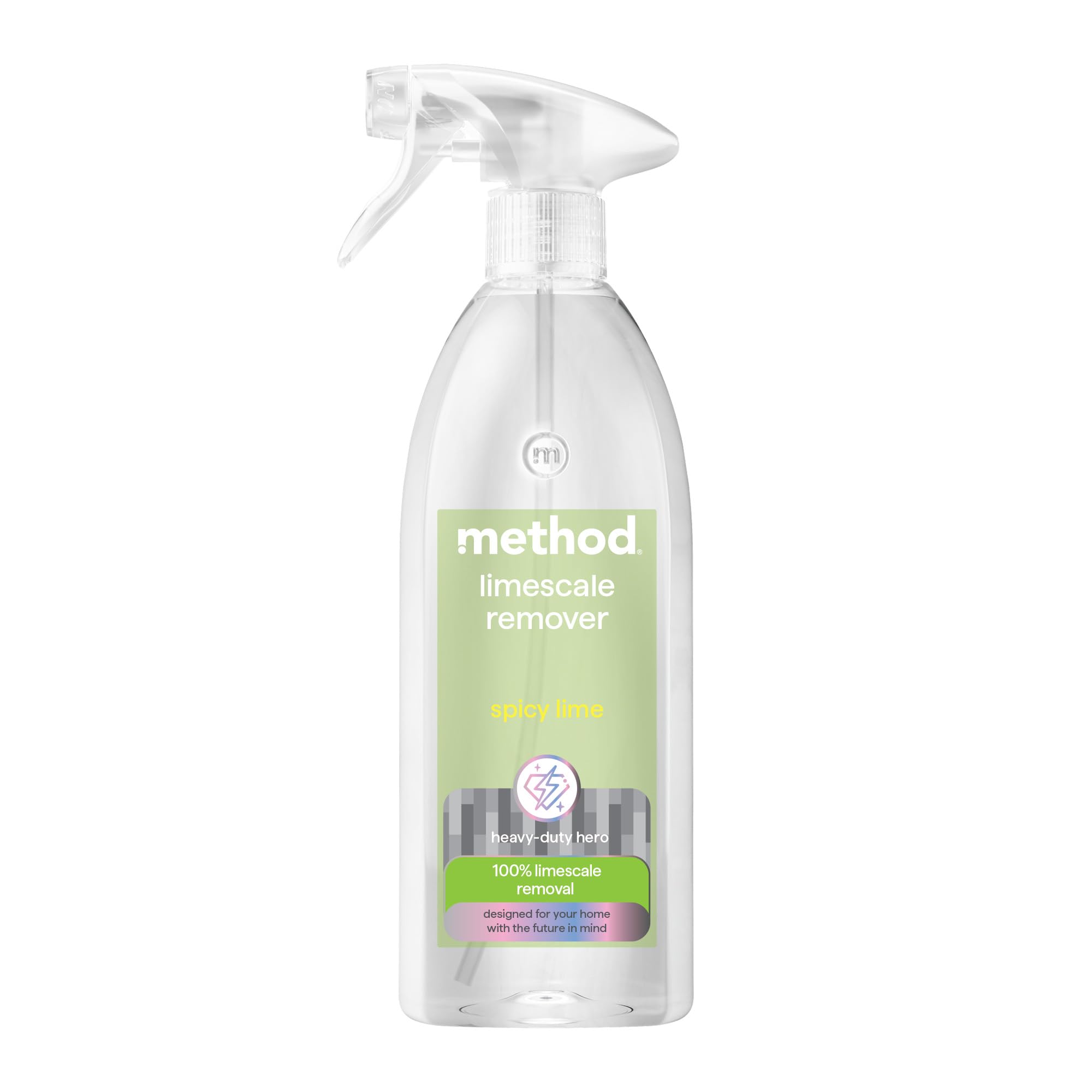 Method Limescale Remover Spray - Powerful Build-up Removal | Spicy Lime Scent | 828 ml 1