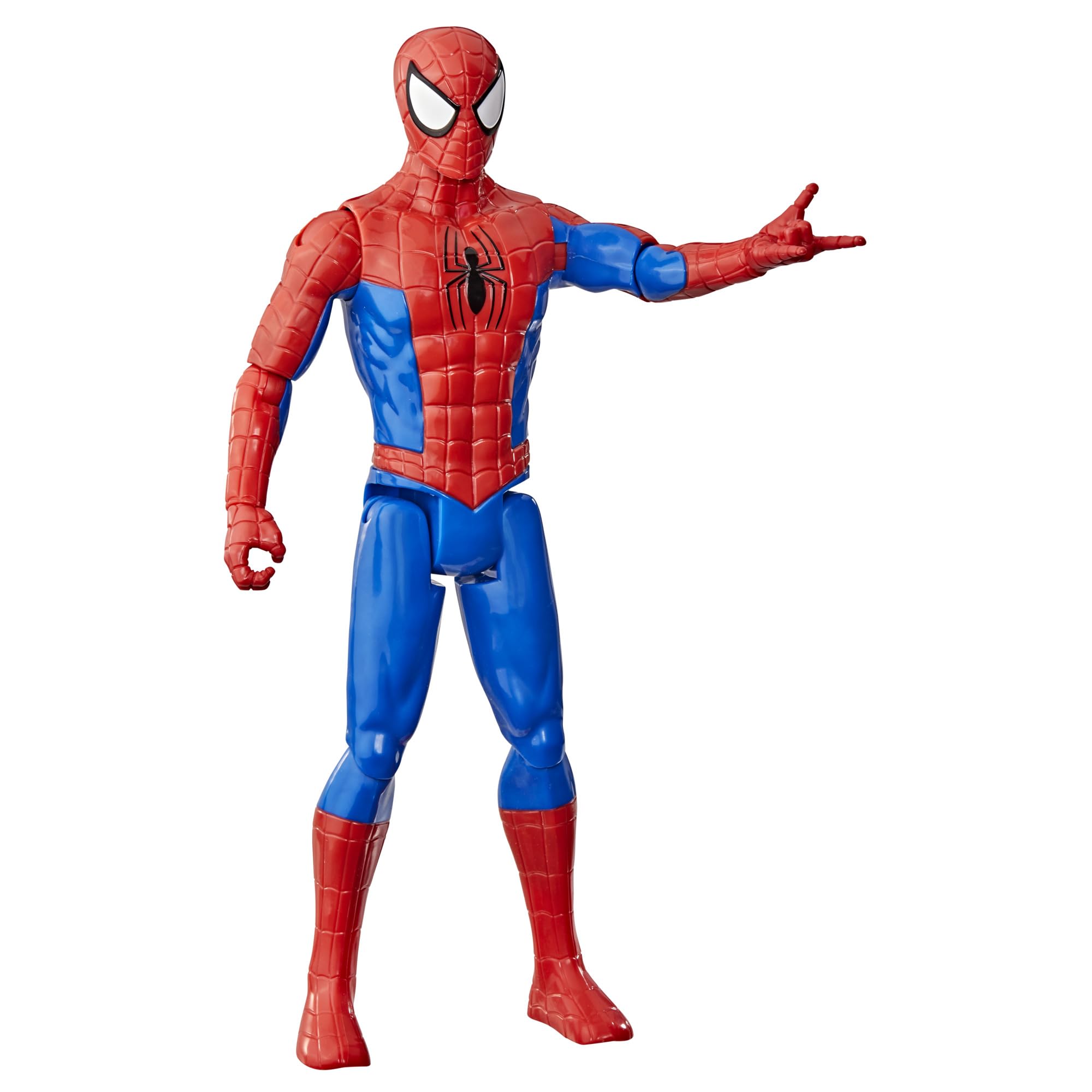 Marvel Press Spider-Man Titan Series Action Figure - 30-cm Scale | 11 Points of Articulation | Ages 4+