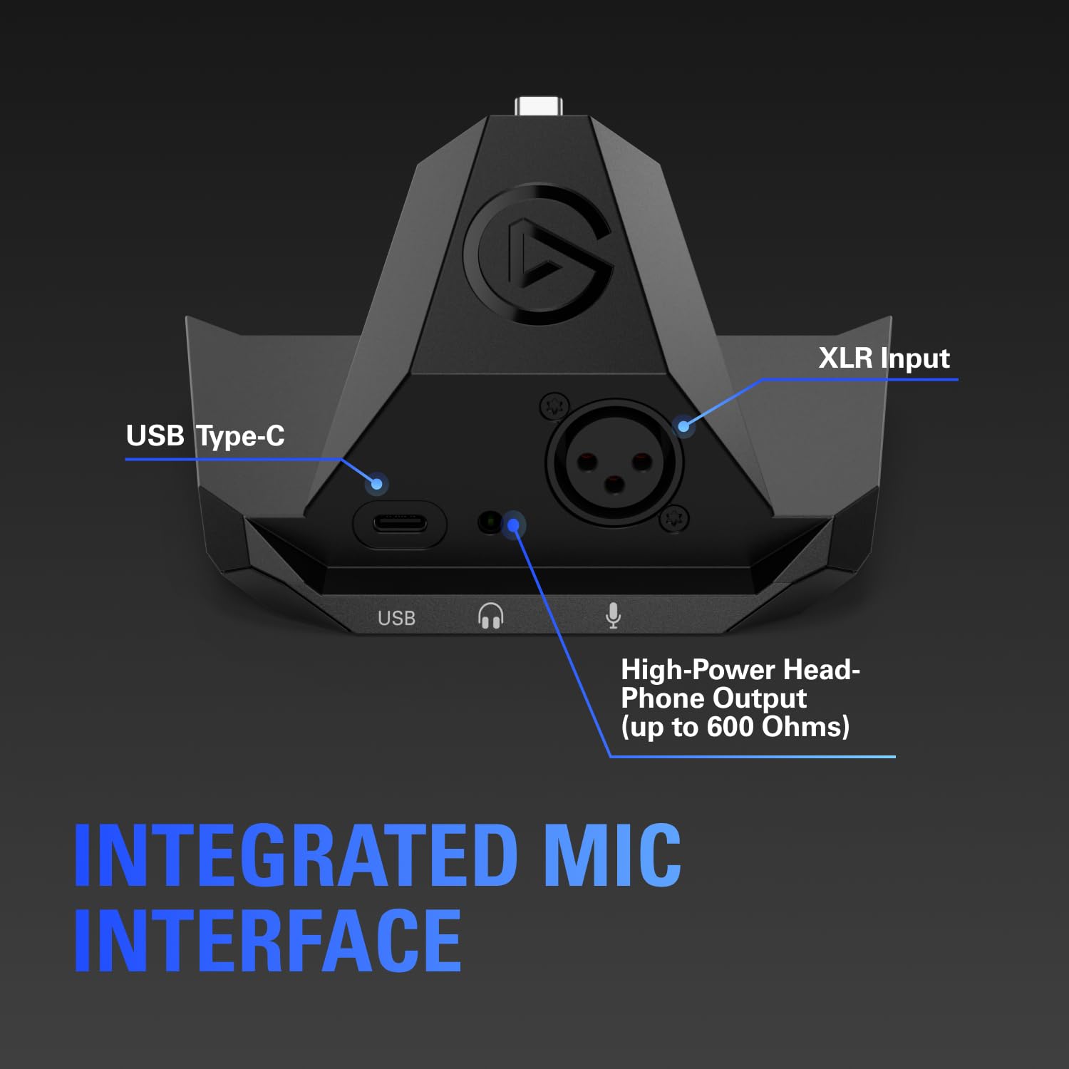 Elgato XLR Dock MK.2 - Studio-Grade Audio Interface for Stream Deck + | 80dB Gain | Phantom Power | USB & XLR Input 4