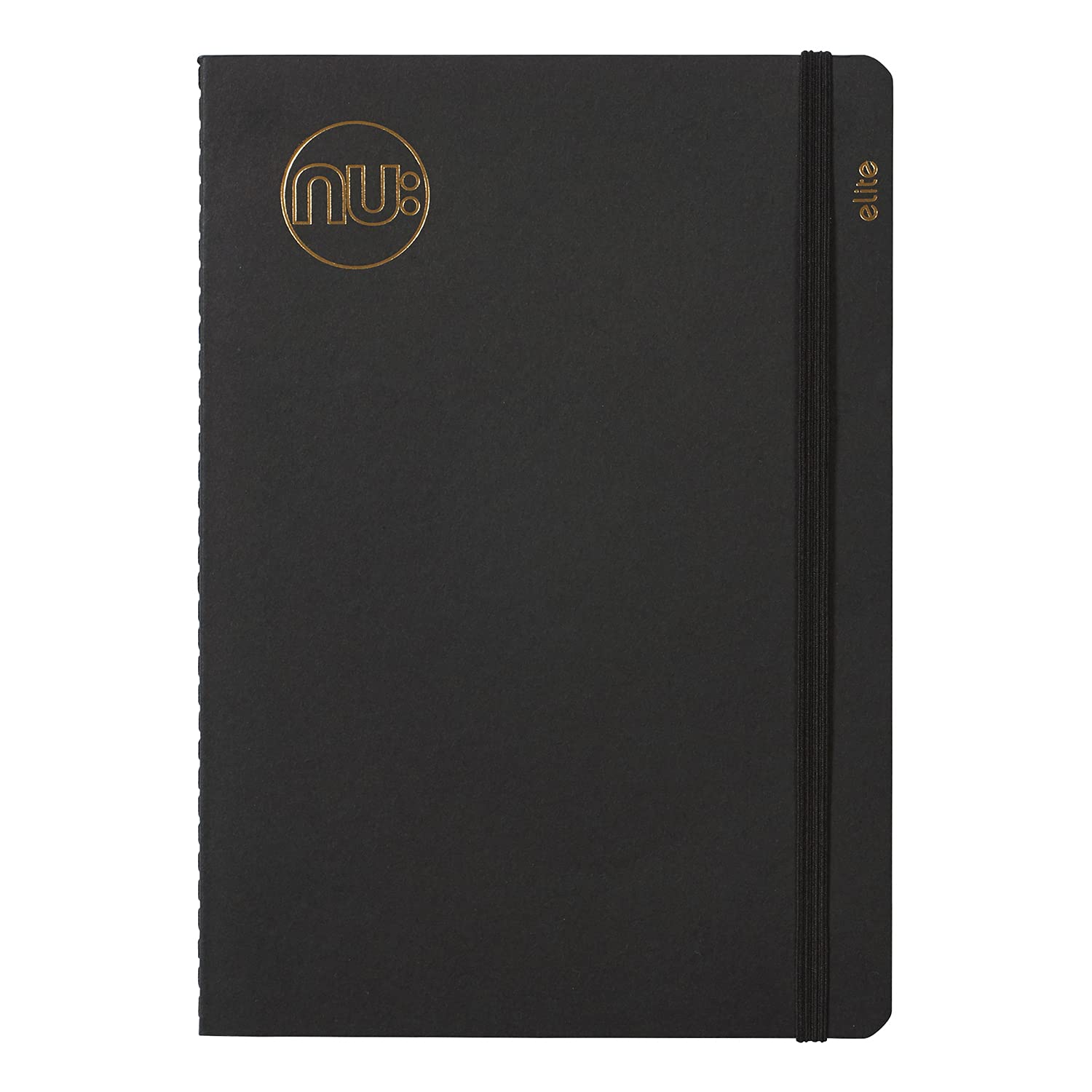nu: Kraft Range A5 Composition Notebook - Black Stitched Spine | 80gsm Cream Paper | 100% Recycled Cover 1