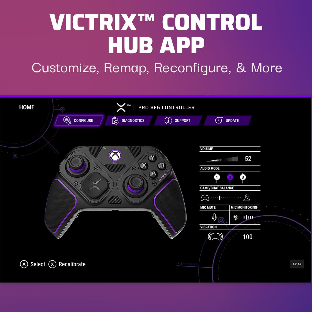 PDP Victrix Pro BFG Wireless Controller: Black for Xbox Series X|S, Xbox One 19