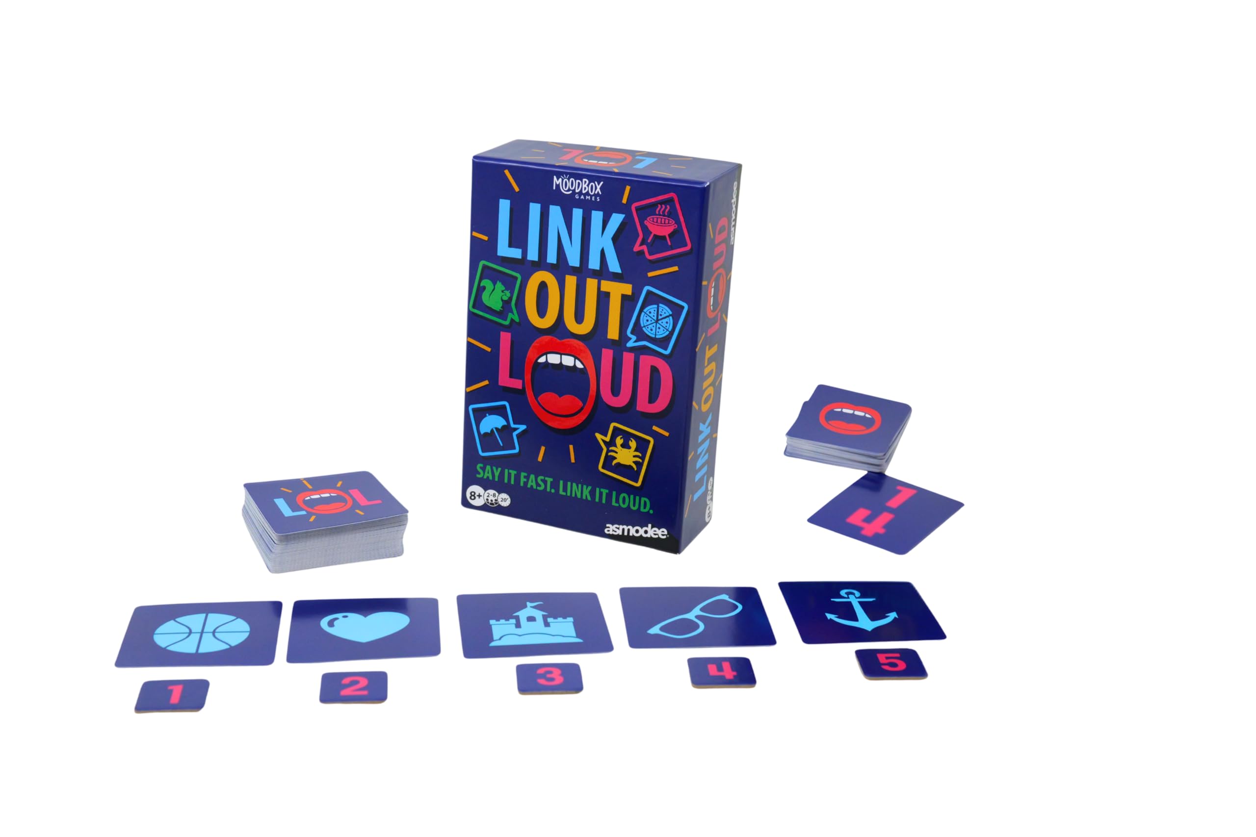 Asmodee Link Out Loud Board Game - Fast-Paced Word Association, 2-8 Players, Ages 8+ 2