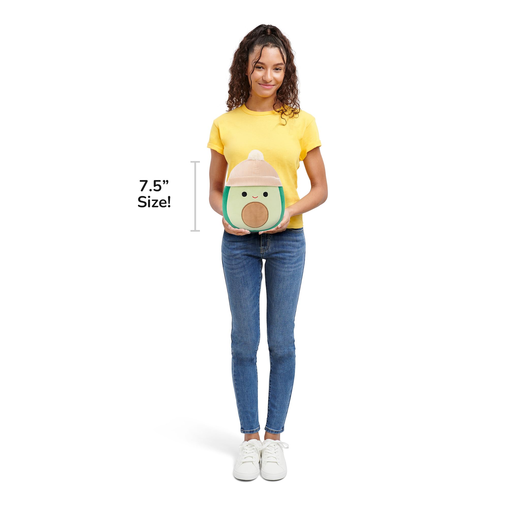 Squishmallows Austin the Green Avocado - 7.5-Inch Plush Stuffed Animal for Kids 3+ 12