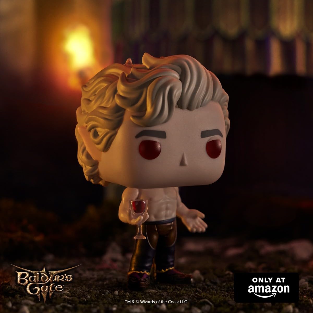 Funko Pop! Games: Baldur's Gate 3 - Shirtless Astarion | Amazon Exclusive | Model 91678 3