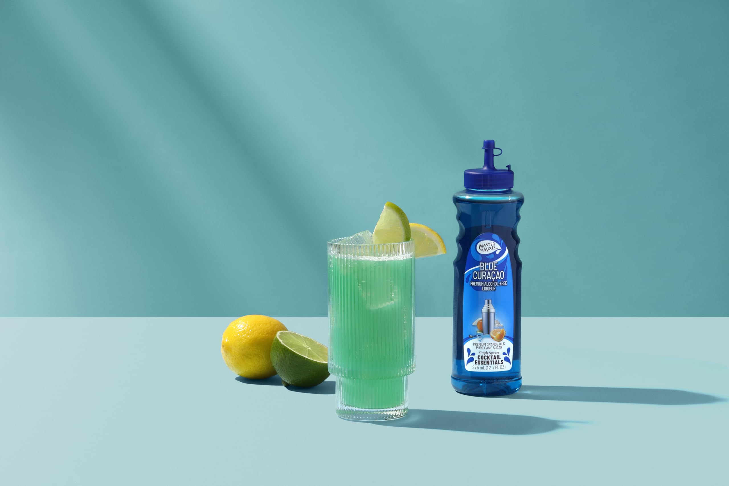 Master of Mixes Blue Curacao Cocktail Syrup - Non-Alcoholic Mixer | 375ml 3