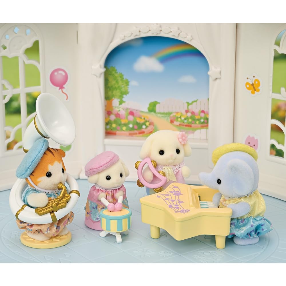 Sylvanian Families Nursery Concert Set - 3 Babies & Instruments | Model 5817 2