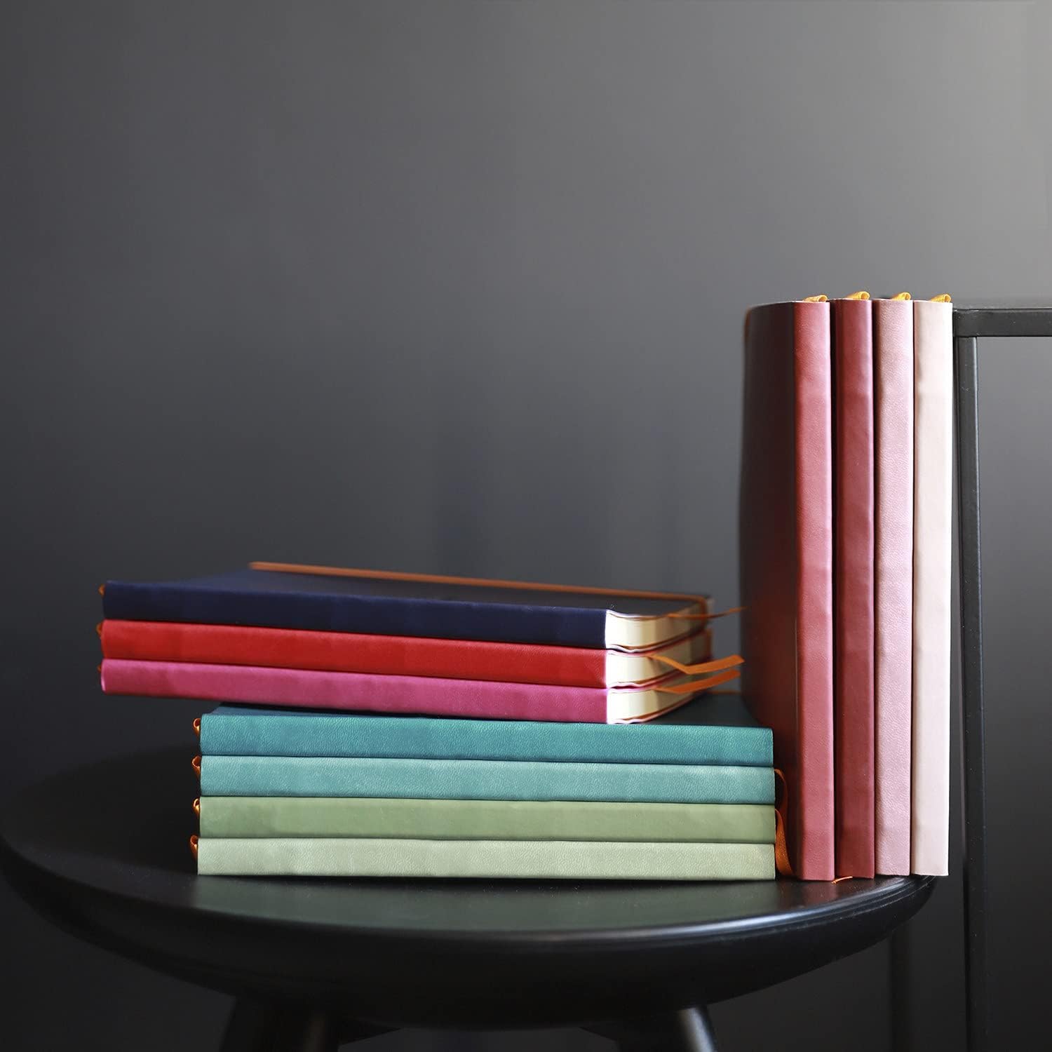 Rhodia Rhodiarama Soft Notebook - A5 Dotted | 160 Pages Ivory Paper 90 g/m² | Peacock Faux Leather 6