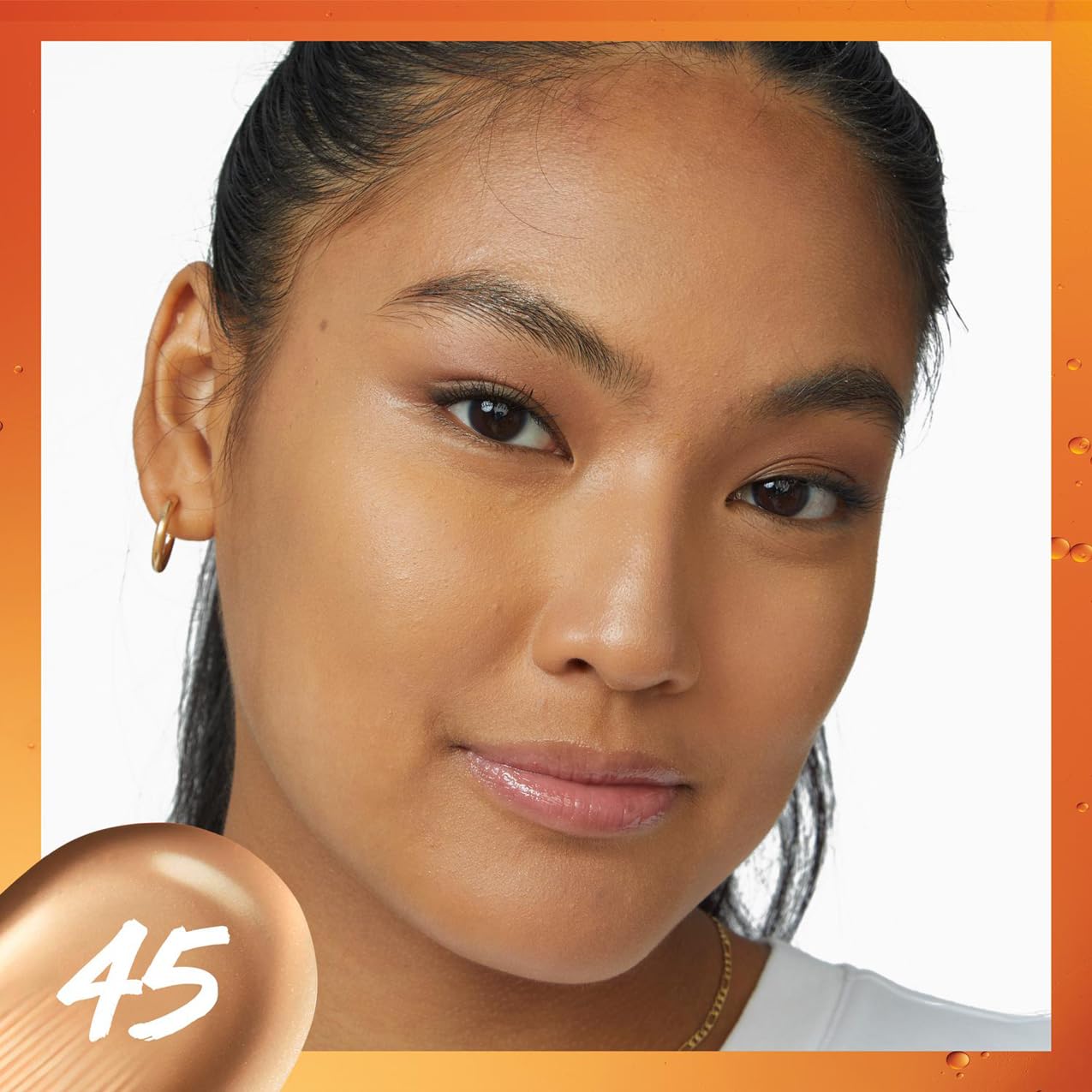 Maybelline Super Stay Skin Tint Foundation with Vitamin C - Shade 45, Vegan Formula, 24H Wear