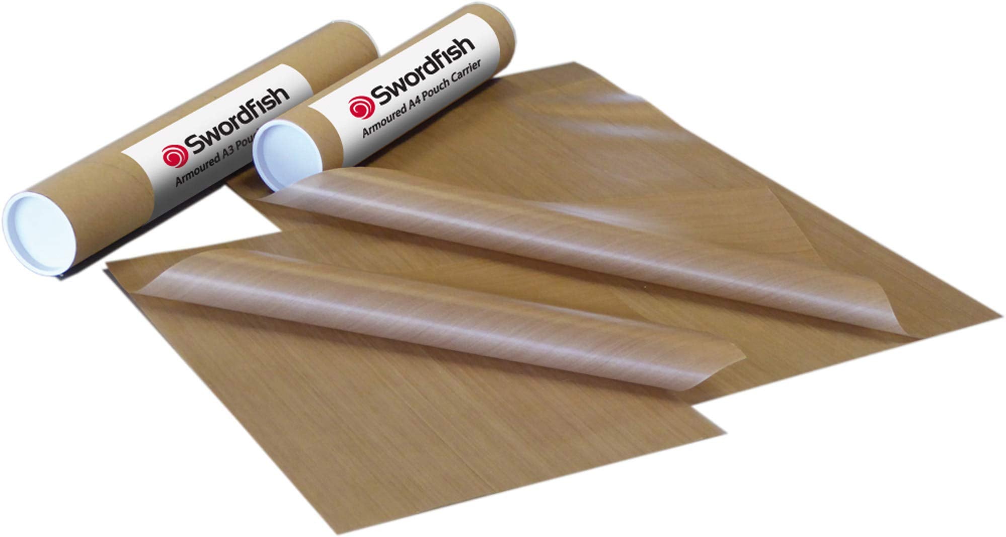 Swordfish Armoured Non-Stick PTFE Laminating Pouch Carrier - A3 Size | Protects Laminator | Pack of 1