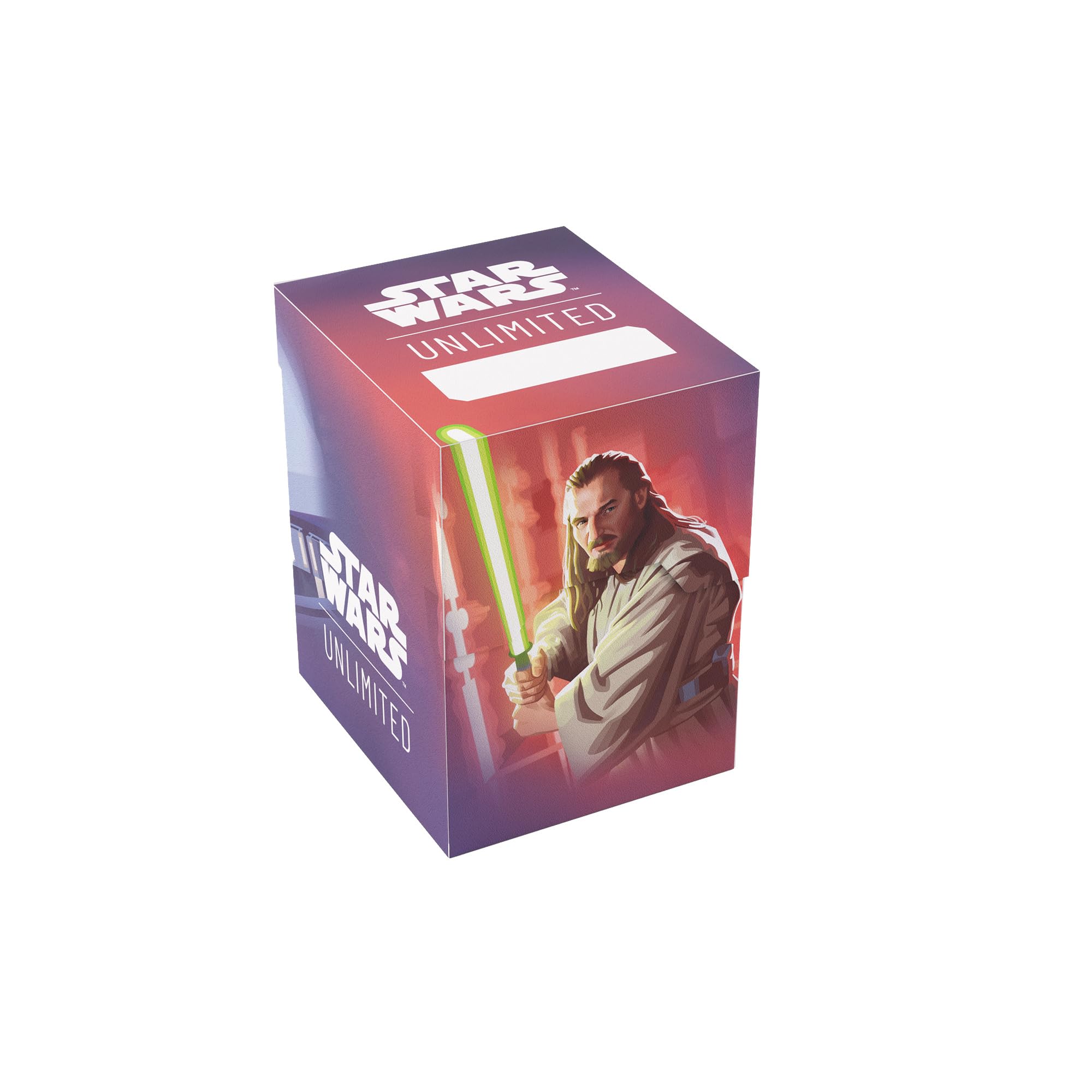 Gamegenic Star Wars: Unlimited Soft Crate Set 5 - Qui-Gon Jinn | Trading Card Storage Box
