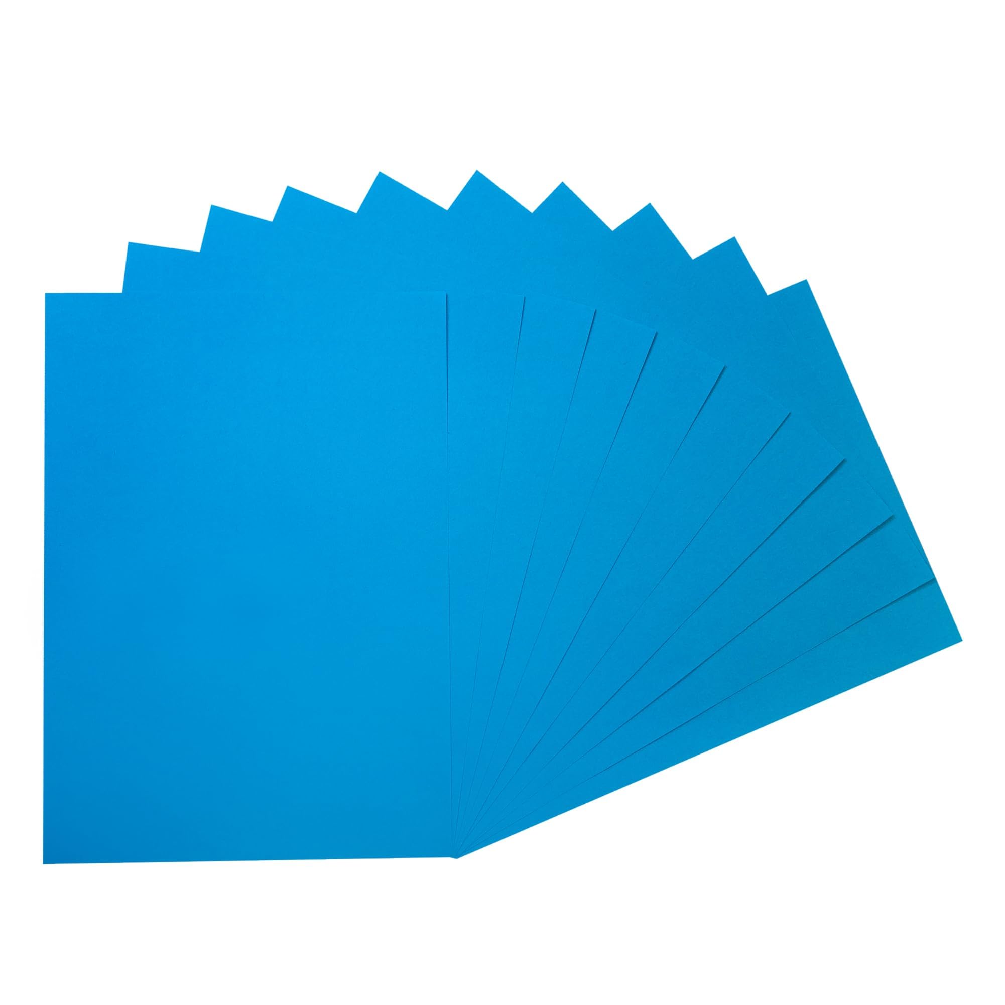 Janrax Blue A4 Coloured Paper 100 Sheets | 75gsm Weight | Ideal for Crafts & Printing 1