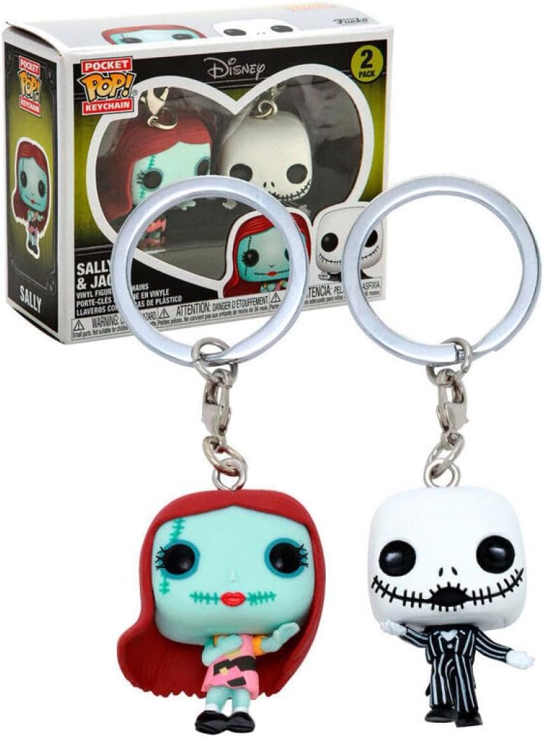 Funko POP! Keychain: Disney The Nightmare Before Christmas - 2 Pack Holiday Jack