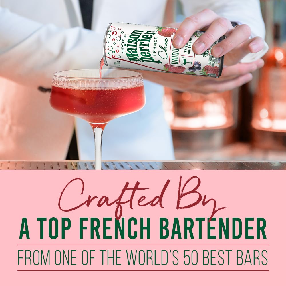 Maison Perrier Chic Daiqui'red Non-Alcoholic Aperitif Mocktail | 4 x 250ml Cans 3