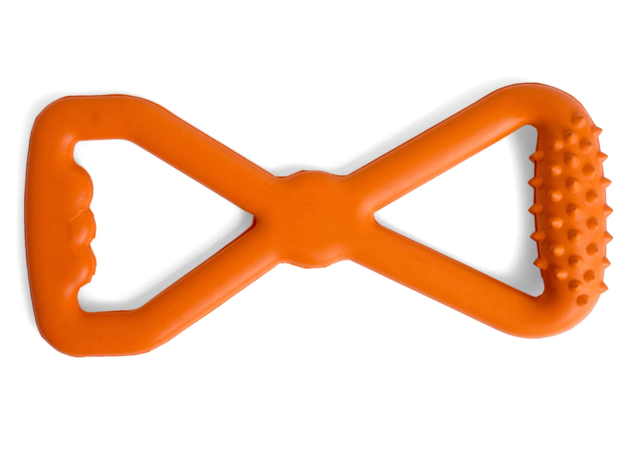 Petface Seriously Strong Rubber Extreme Tugger Chew Toy for Dogs | Durable Orange Rubber | 1 Count 3