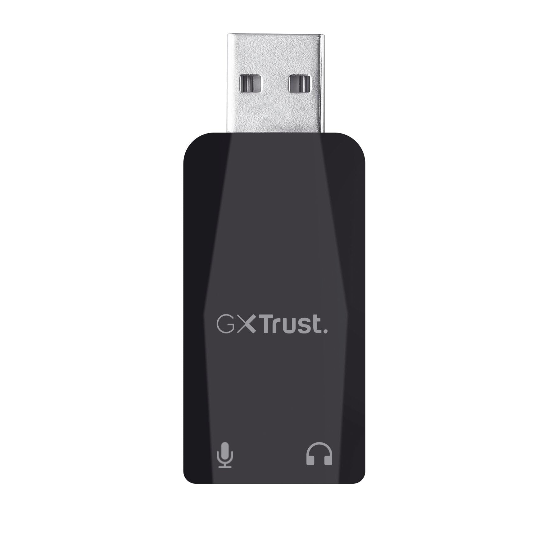 Trust Gaming GXT 212 Mico USB Microphone on Tripod for PC, PS4, PS5 and Laptop, Mic with 3.5 mm and USB Connection, 1.80 m Cable, for Streaming, Twitch and Youtube - Black