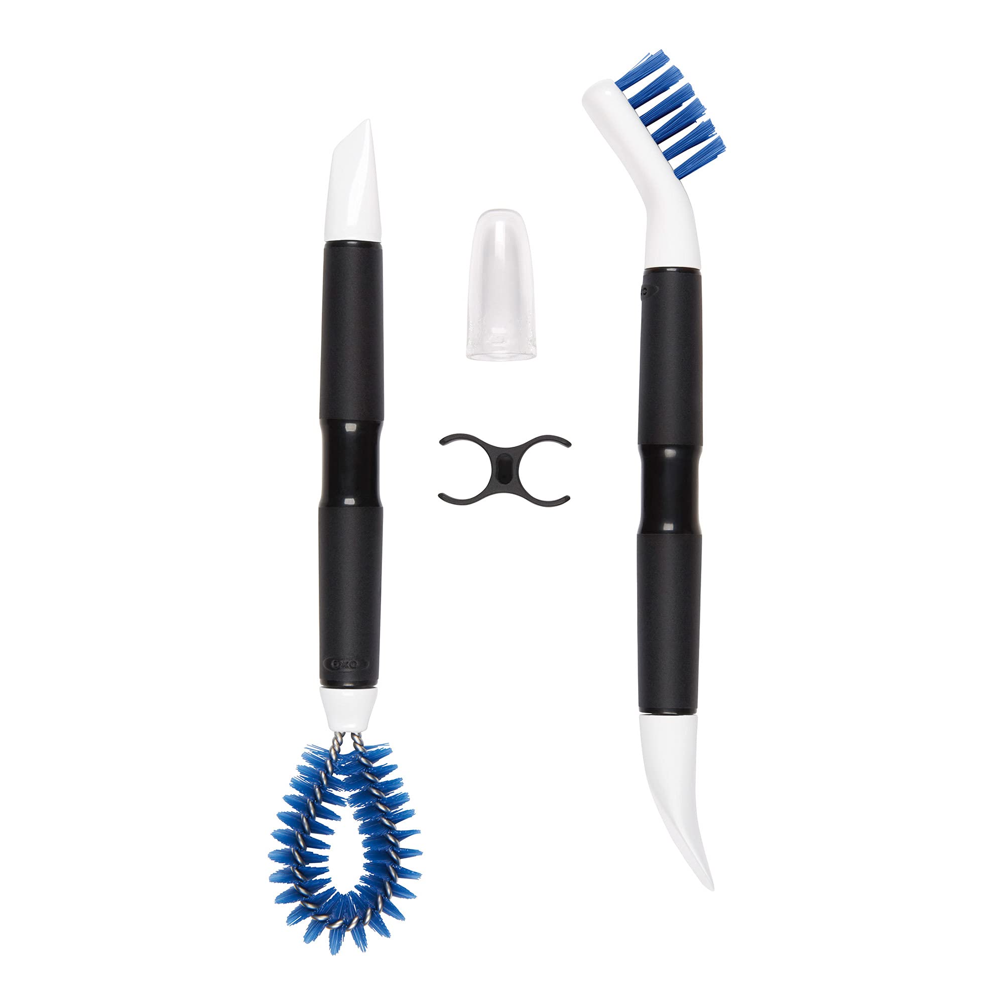 OXO Good Grips Kitchen Appliance Cleaning Set with Durable Nylon Bristles and Scrapers | Black 2