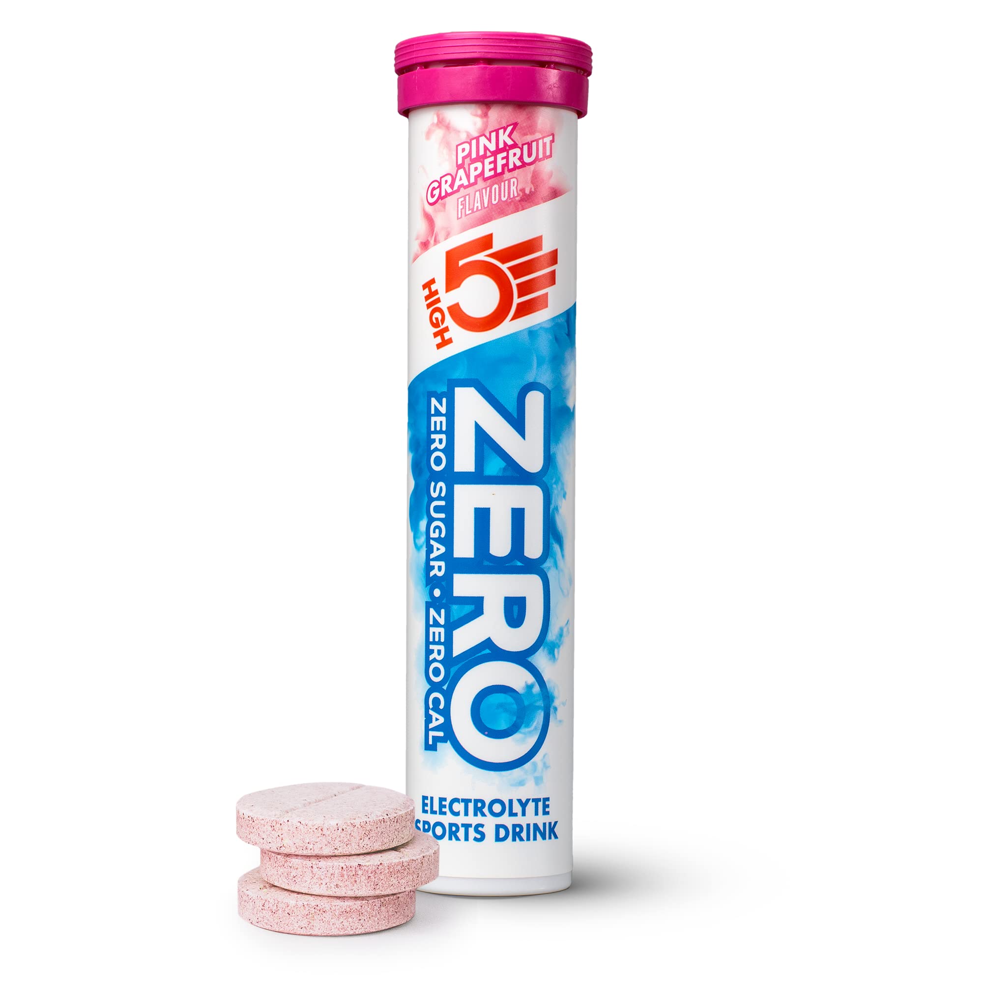 HIGH5 Zero Electrolyte Replacements - Sugar-Free Hydration with Vitamin C | Pink Grapefruit | 20 Count