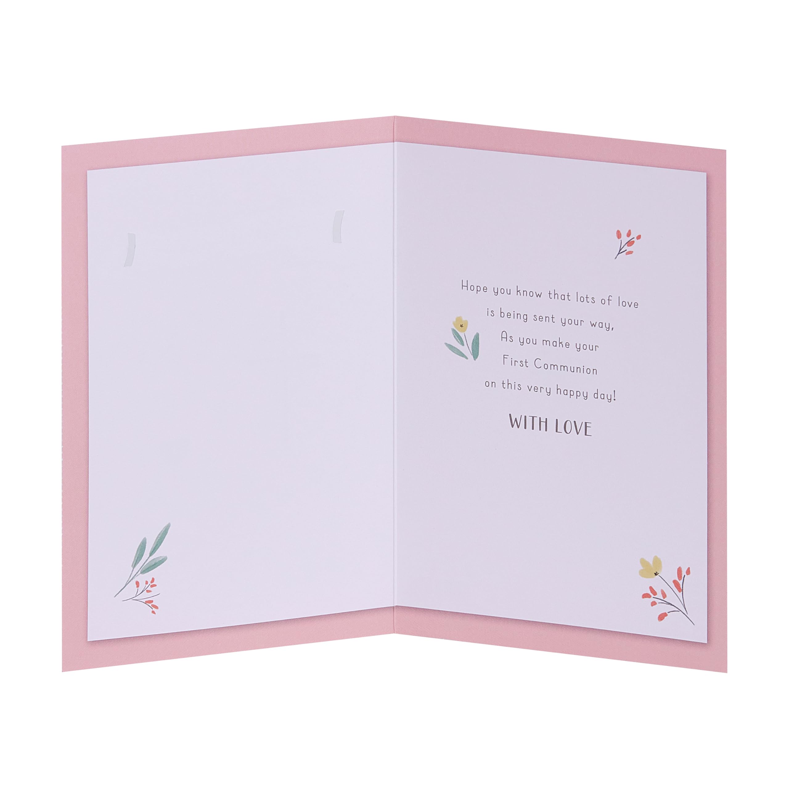 UK Greetings Communion & Confirmation Card for Family - Unisex Adult | 13.7 x 21 cm