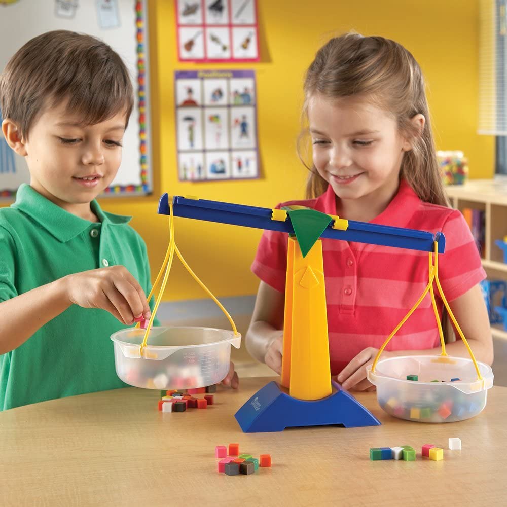 Learning Resources Pan Balance Jr. - Educational Weight Comparison Tool | Plastic | Multicolor 2