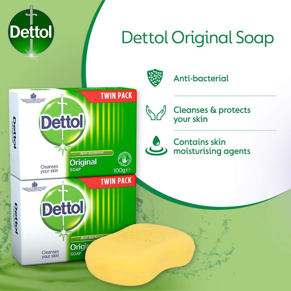 Dettol Original Bar Soap (2 x 100g) 2