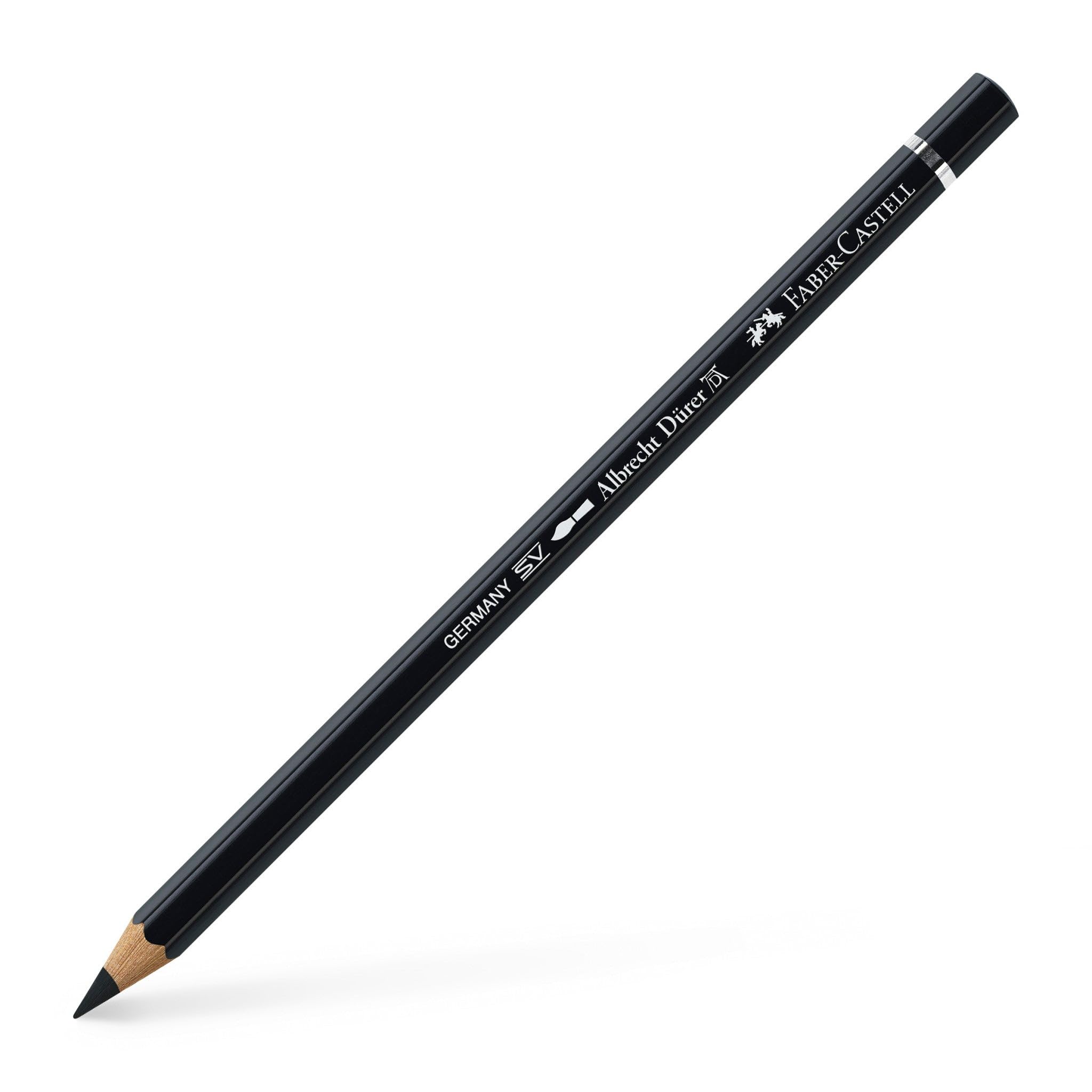 Faber-Castell Albrecht Dürer Watercolour Pencil - Water Soluble, 3.8mm Lead | Single Black Pencil