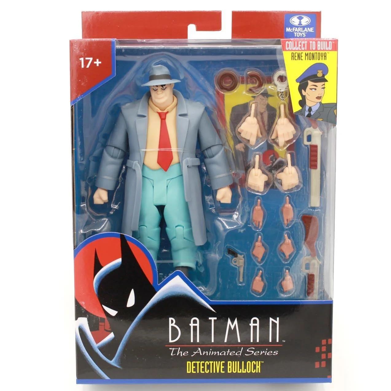 McFarlane Detective Harvey Bullock Action Figure - 6 Inch Scale | Collectible Art Card | Build-A Figure Piece 1