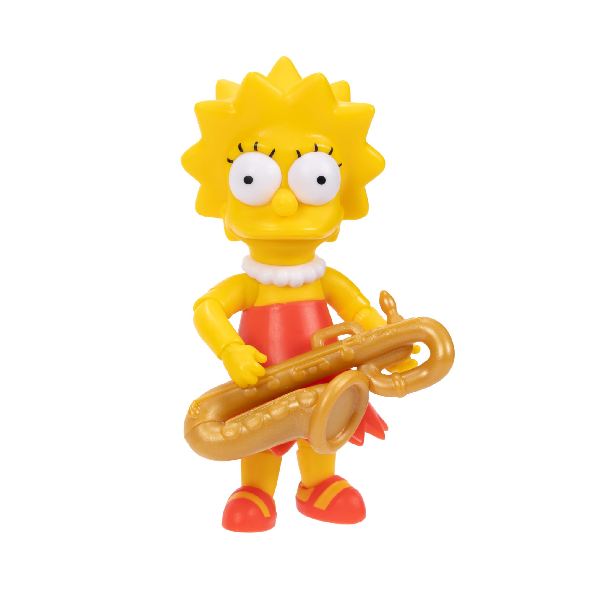 JAKKS Pacific The Simpsons - Lisa Simpson 12.7cm Action Figure with Saxophone 11
