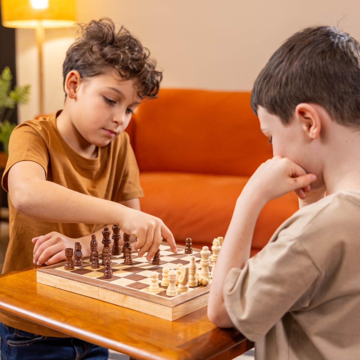 Toyrific Foldable Wooden Chess Travel Set - Classic Edition | Portable | 2 Players 2