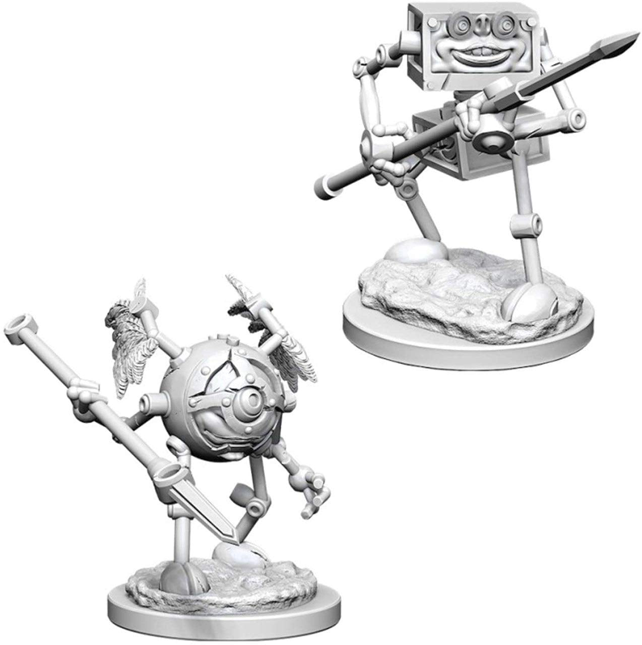 Dungeons & Dragons Monodrone and Duodrone Nozurs Marvelous Miniatures Unpainted 2-Count Pack | Pre-Primed 2