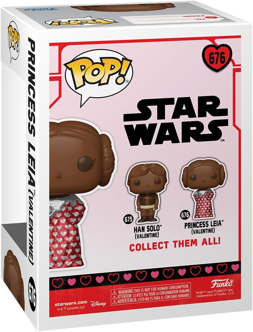 Funko Pop! Star Wars - Leia Organa (Valentine's Choc) Vinyl Figure 76214