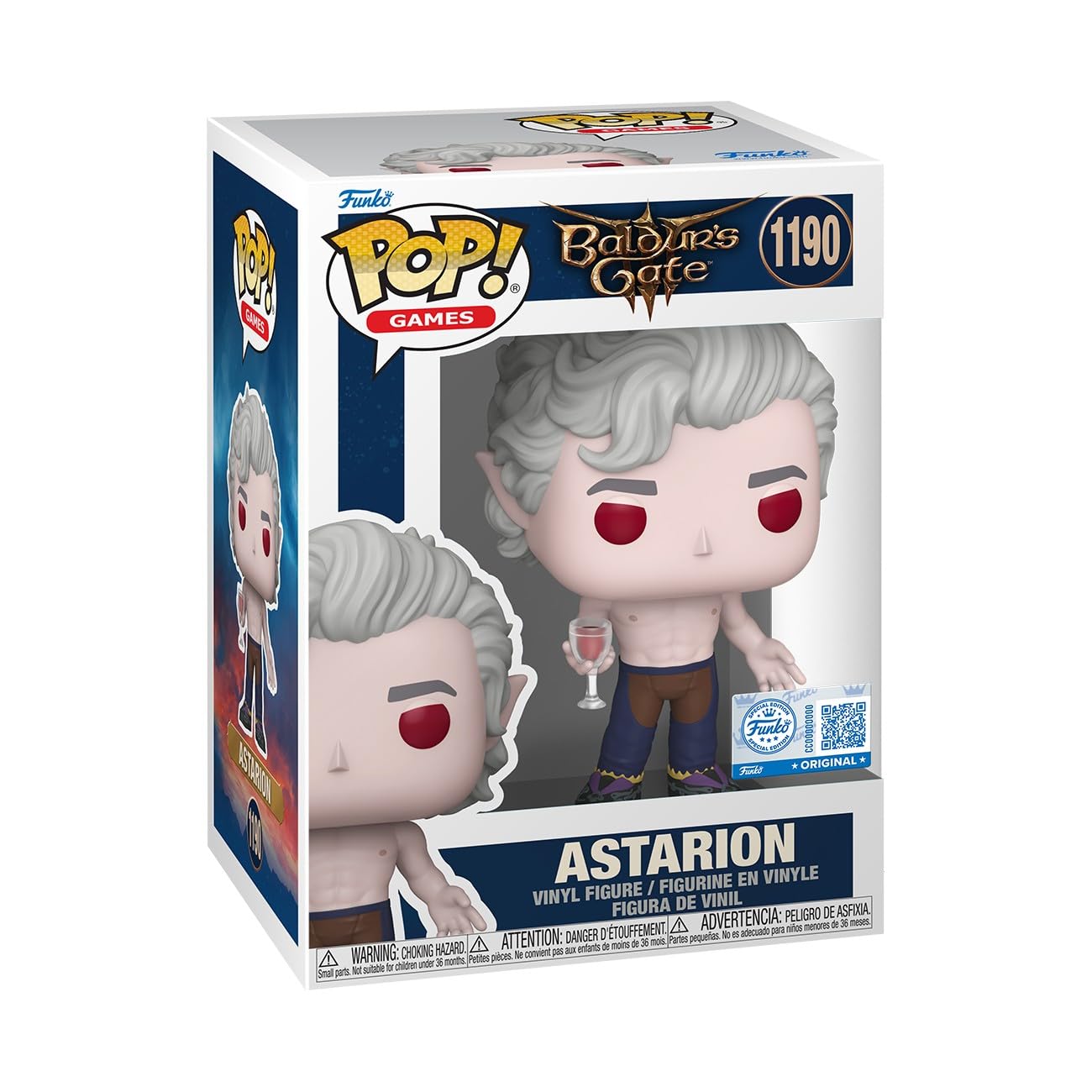 Funko Pop! Games: Baldur's Gate 3 - Shirtless Astarion | Amazon Exclusive | Model 91678 1