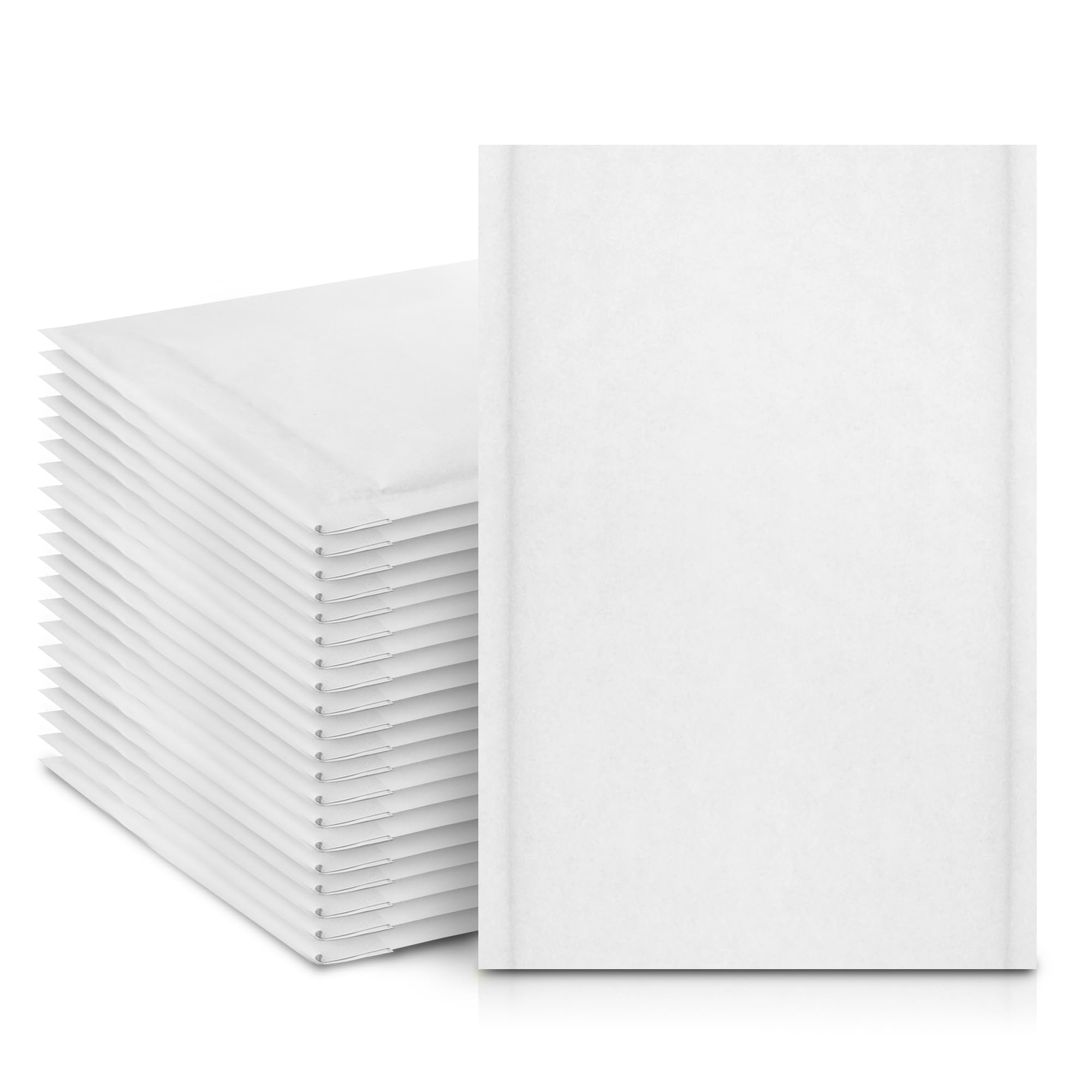 Merrimen Padded Envelope Mailers - A4 Size, 10 Pack White Polyethylene Mailers for Logistics