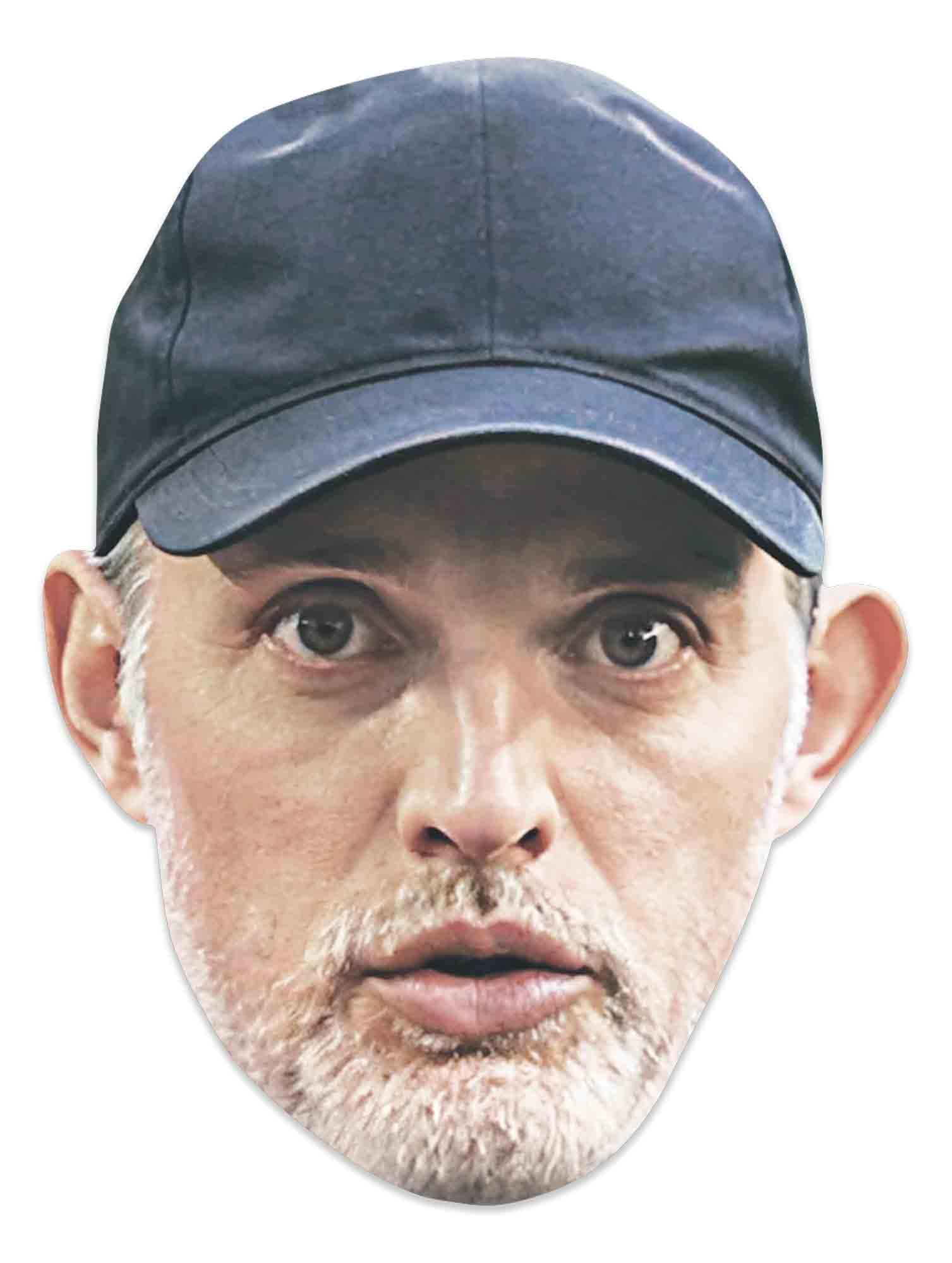 STAR CUTOUTS Thomas Tuchel England Football Manager Cardboard Face Mask - One Size 1