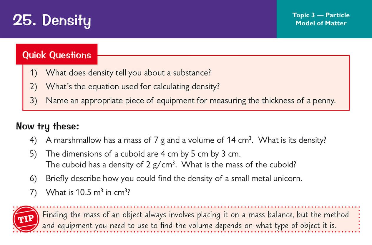 CGP New 9-1 GCSE Combined Science AQA Revision Question Cards: Biology, Chemistry & Physics 8