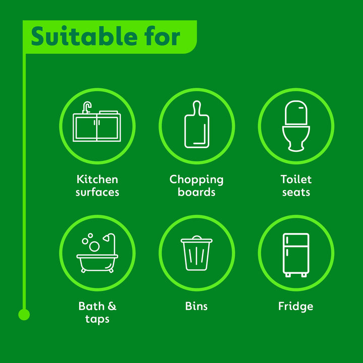 Dettol - Antibacterial Biodegradable Surface Cleaning Disinfectant Wipes 110 x 3