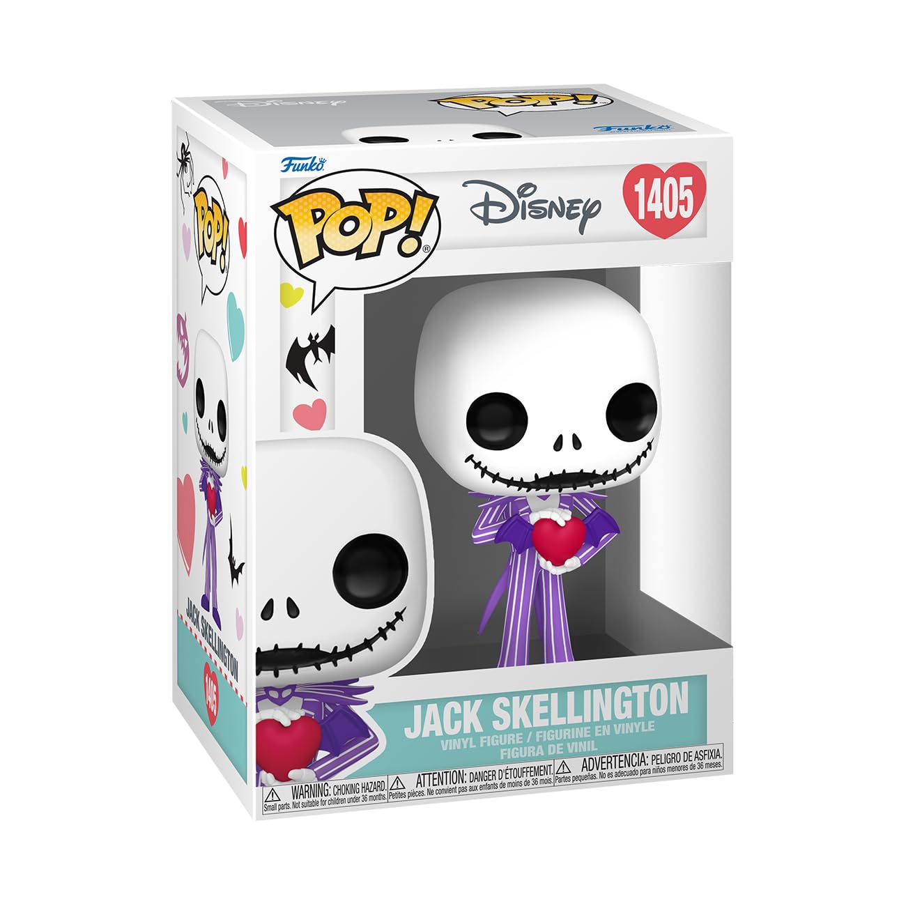 Funko Pop! Disney: The Nightmare Before Christmas - Jack Skellington Valentine's Vinyl Figure 9