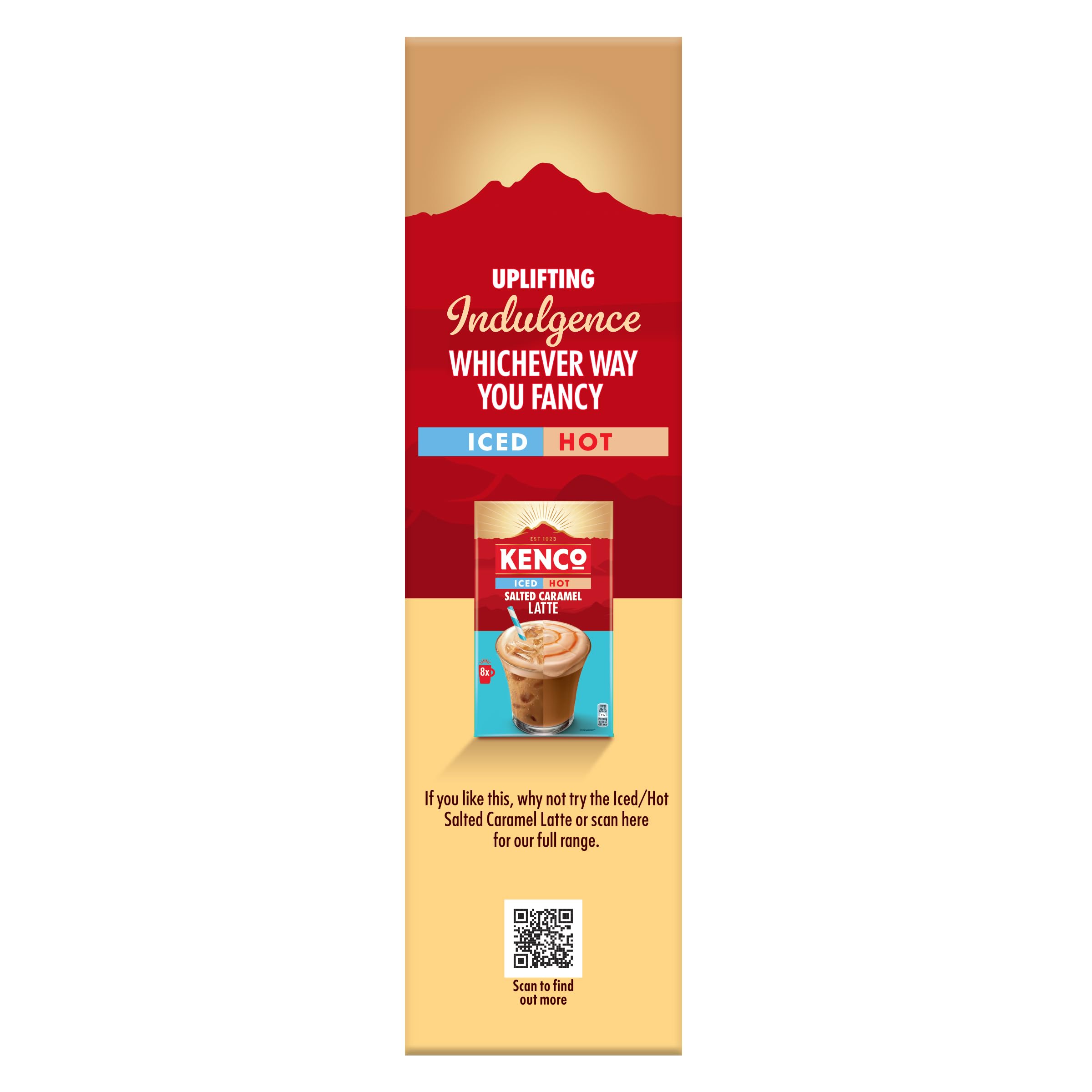 Kenco Iced Hot Vanilla Latte Sachets - 40 Total Sachets (8 Sachets x Pack of 5) 3