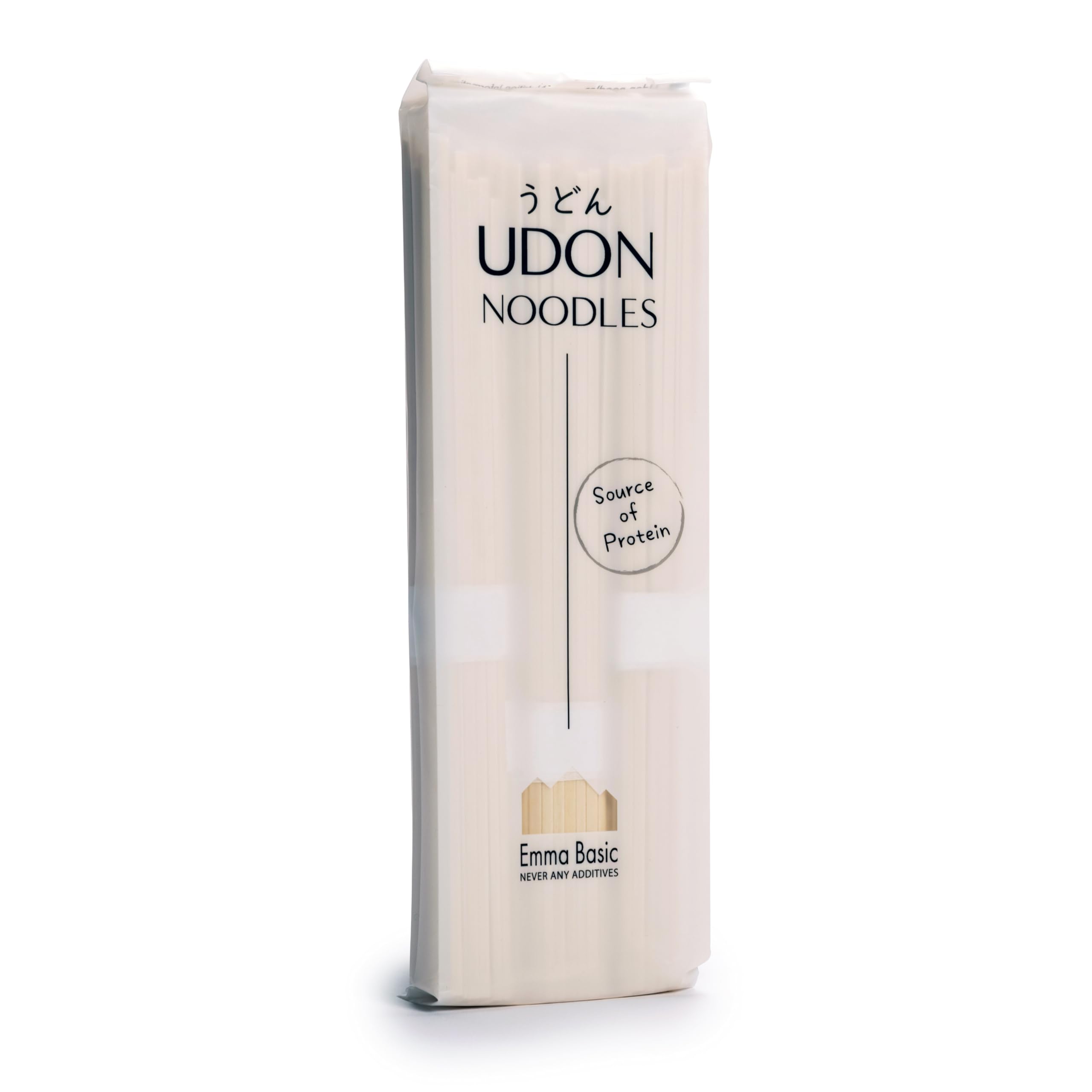 Emma Basic Udon Noodles - Source of Protein | Quick Cooking 4 Mins | 3 Bundles | 250g 1