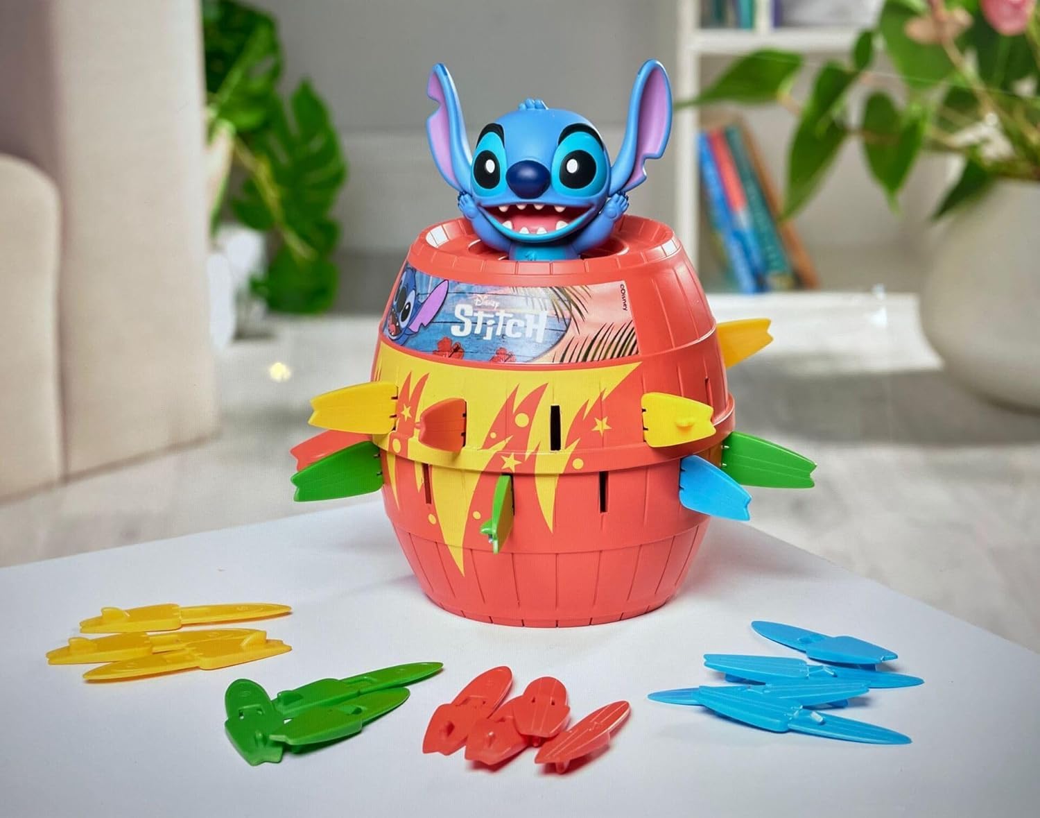 TOMY Disney Pop Up Stitch Action Board Game | Ages 4+ | Up to 4 Players 4