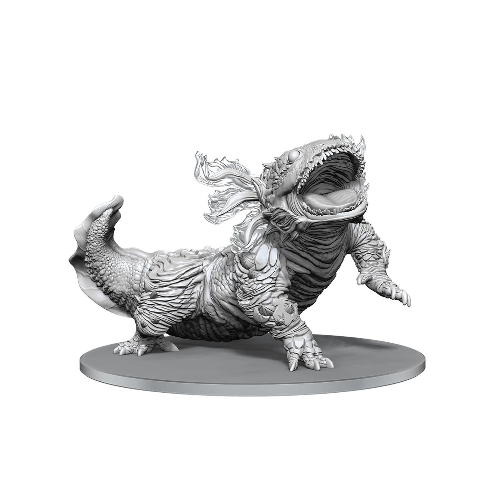 WizKids Nolzur's Marvelous Miniatures - Tlexolotl Unpainted Figure | Plastic Miniature