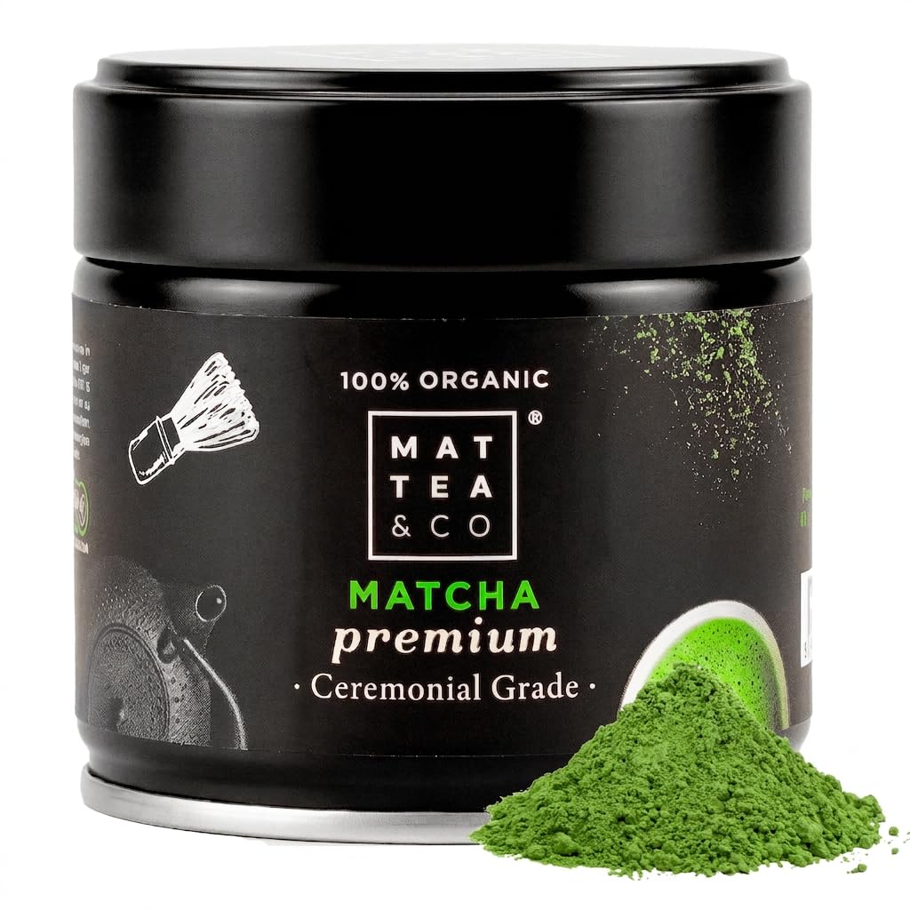 Matcha & CO Ceremonial Grade Matcha Green Tea Powder - Organic, 30g 1