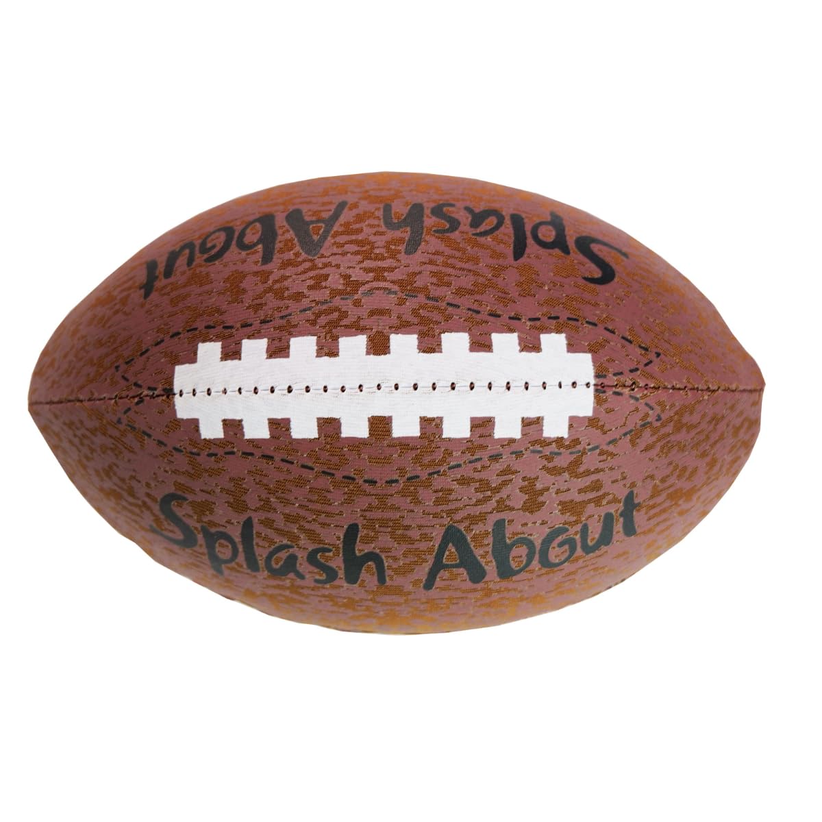 Splash About Oval Sports Ball - Air-Filled, Lightweight, Safe for Pools | Brown | Ages 6+