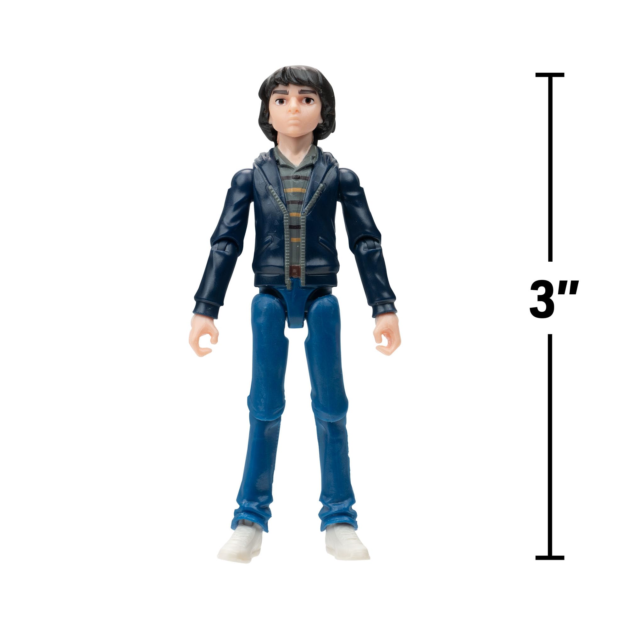 Jazwares Stranger Things: Tales from ‘85 Mike Wheeler Action Figure - 3.75-Inch Scale | 15 Points of Articulation | Includes Hockey Stick Accessory 2