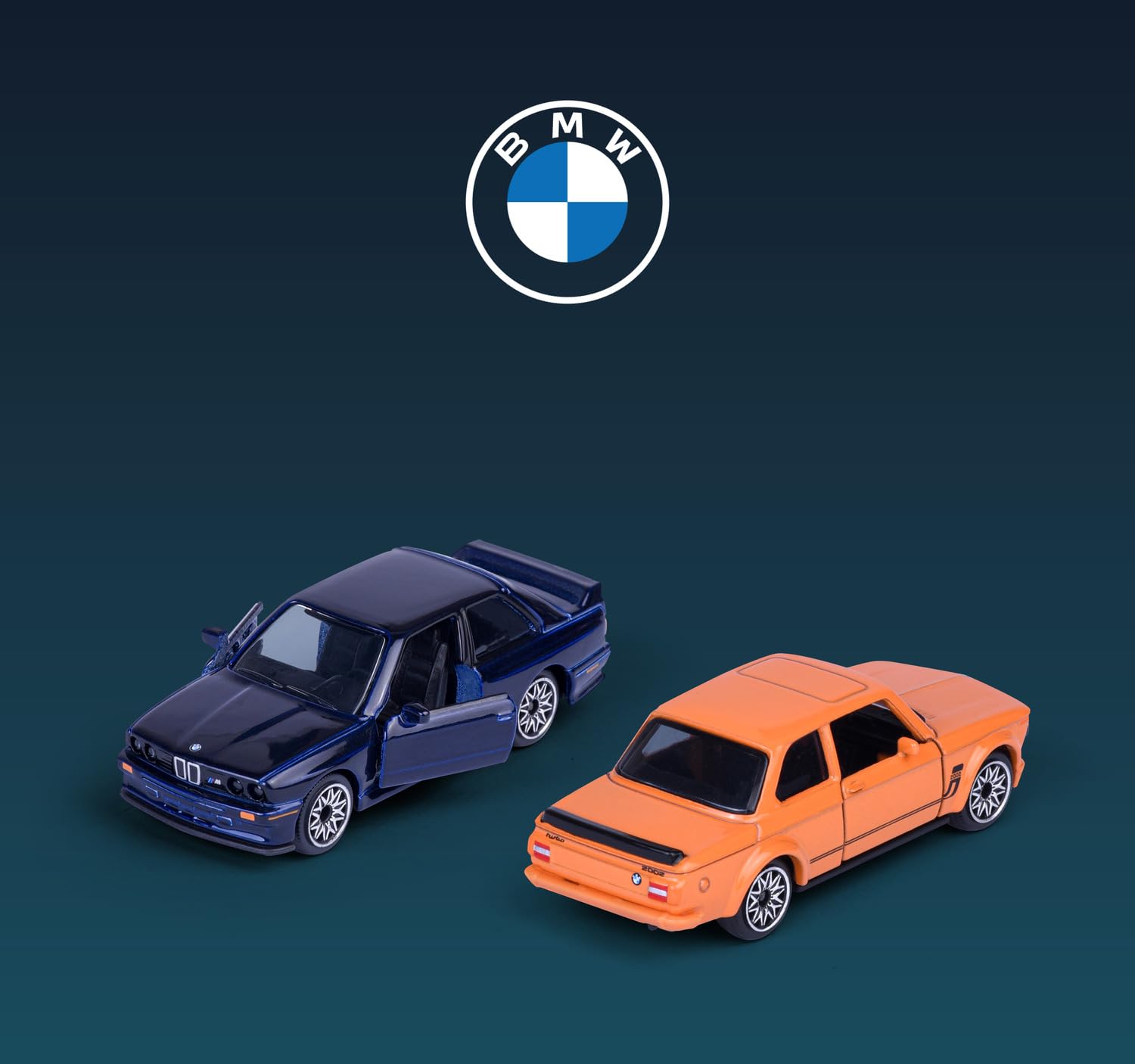 Majorette BMW 5 Pieces Giftpack - Die-Cast Metal Cars with Suspension and Opening Doors 2