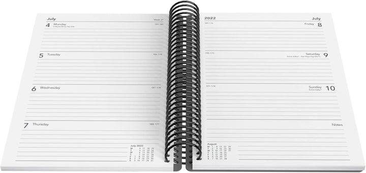 Collins Delta A5 Day To Page Mid Year Academic 2022-23 Diary - Blue (FP51M.60-22)