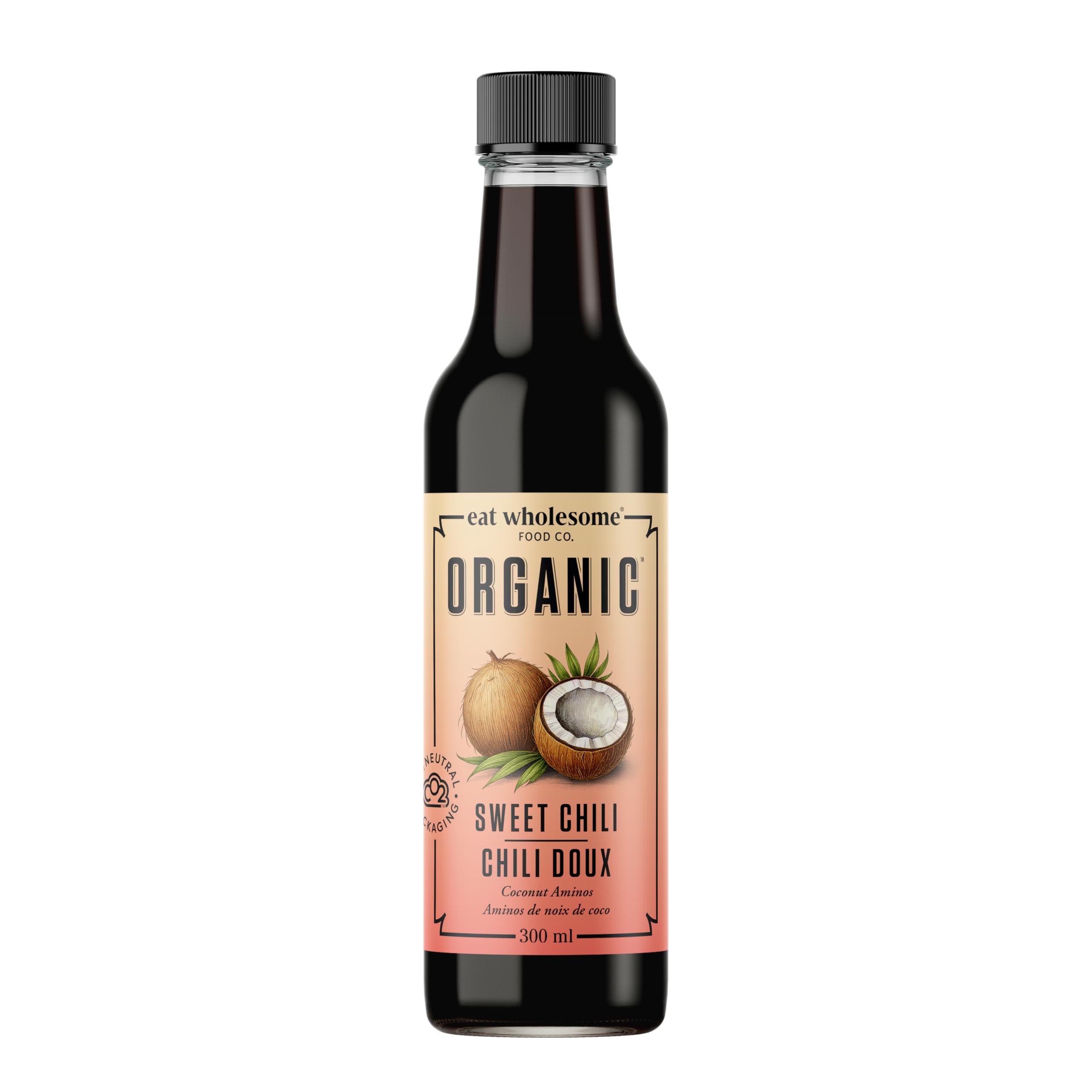 Eat Wholesome Organic Coconut Aminos Sweet Chili Seasoning - Vegan, Naturally Fermented | 300 ml
