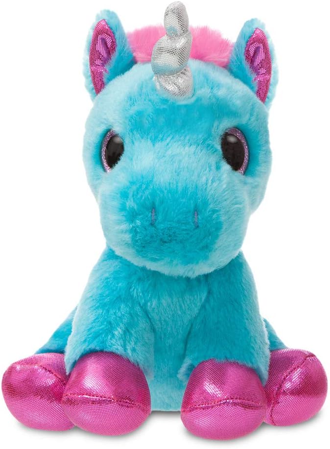 AURORA Sparkle Tales Moonbeam Unicorn - 7-Inch Soft Plush Toy for Kids