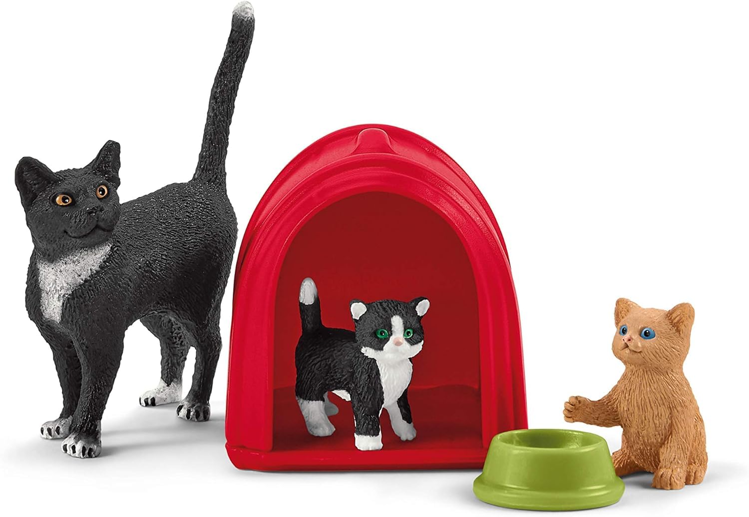 SCHLEICH Playtime for Cute Cats Farm World Playset - Imaginative Play for Kids 3+ 15