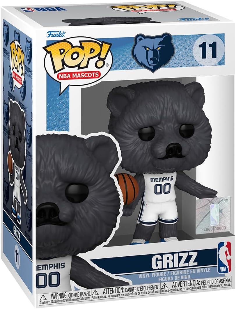 Funko Pop! NBA Mascots - Grizz the Bear Vinyl Figure (79629)